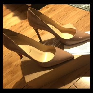 Christian Louboutin Pigalle 100mm Size 39.5 Nude